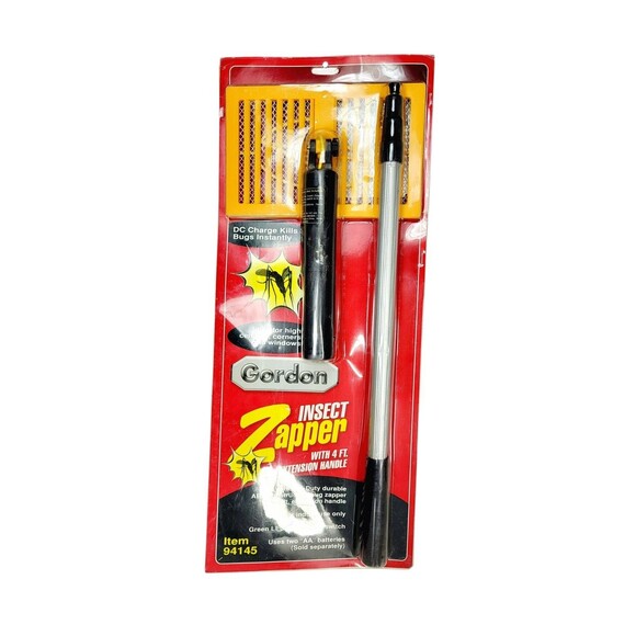 VTG Gordon Insect Zapper Large Long Telescopic Handle Handheld Battery Operated - Picture 2 of 4